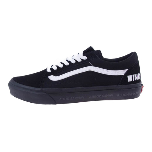 WIND AND SEA ウィンダンシー V36CF × Vans バンズ OLD SKOOL オールド スクール スニーカー ブラック系 27.5cm【極上美品】【中古】
