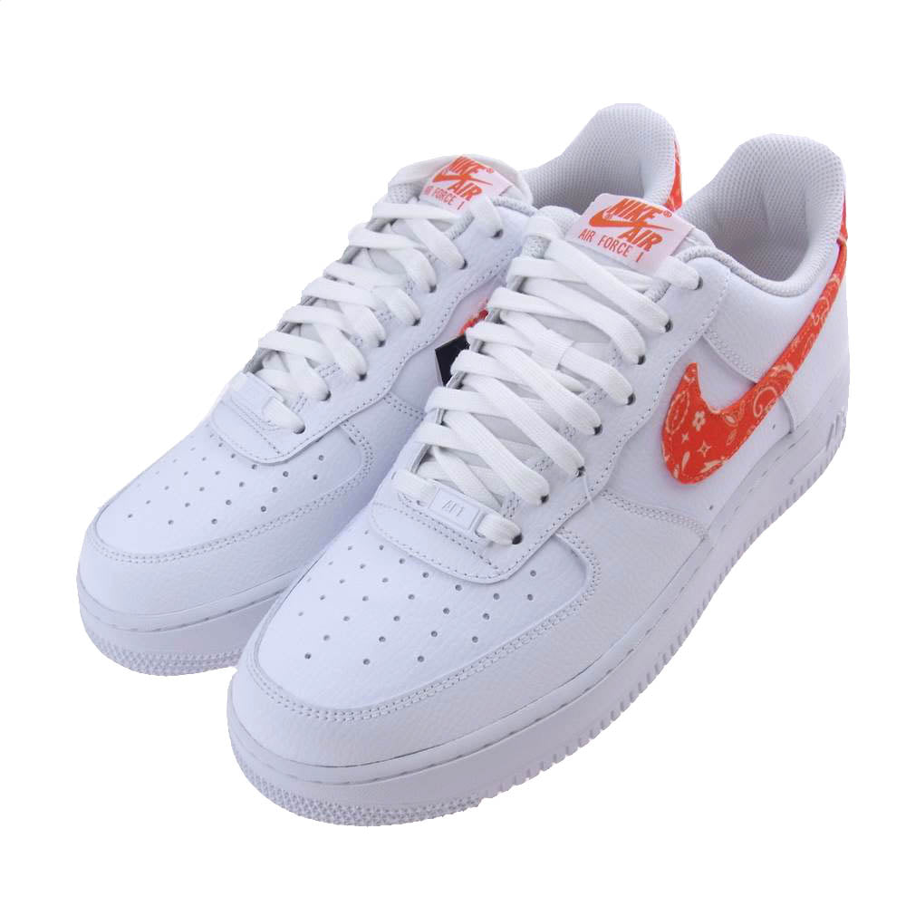 NIKE ナイキ DJ9942-102 W AIR FORCE 1 07 ESS ウィメンズ エア フォース 1  ホワイト系 28㎝【新古品】【未使用】【中古】