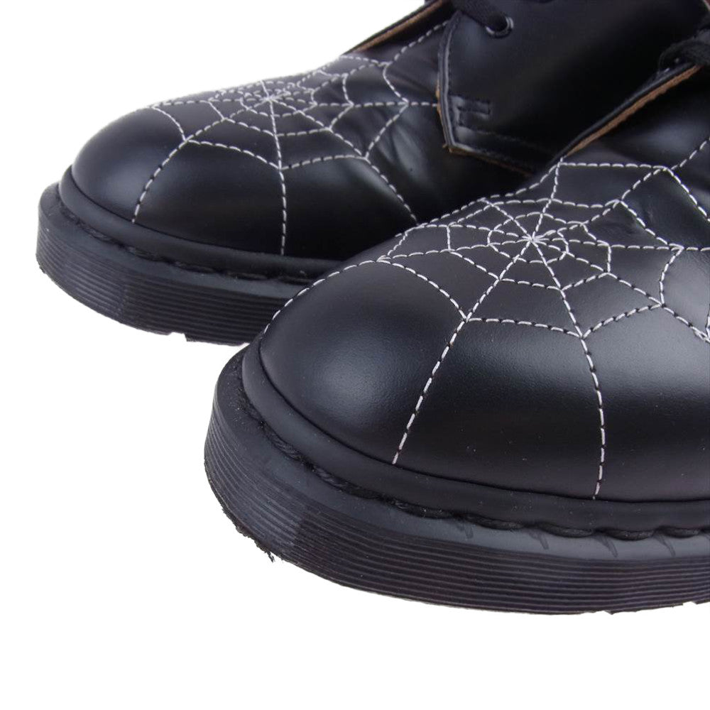 Supreme シュプリーム 22SS × Dr. Martens ドクターマーチン Spiderweb 3 Eye Shoe  ブラック系 UK7【中古】