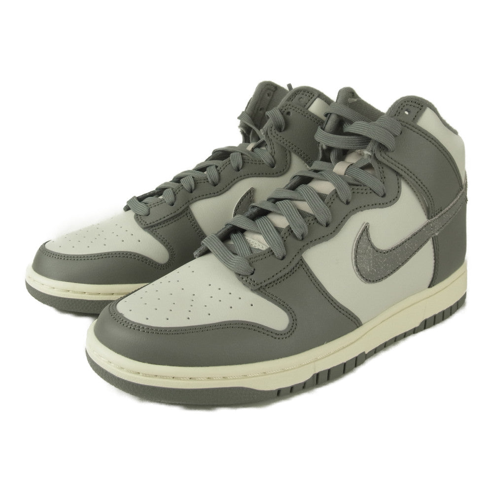 NIKE ナイキ DM0582-001 NIKE DUNK HI RETRO SE VNTG LIGHT BONE TUMBLED GREY ダンク ハイ レトロ SE グレー系 27.5㎝【新古品】【未使用】【中古】
