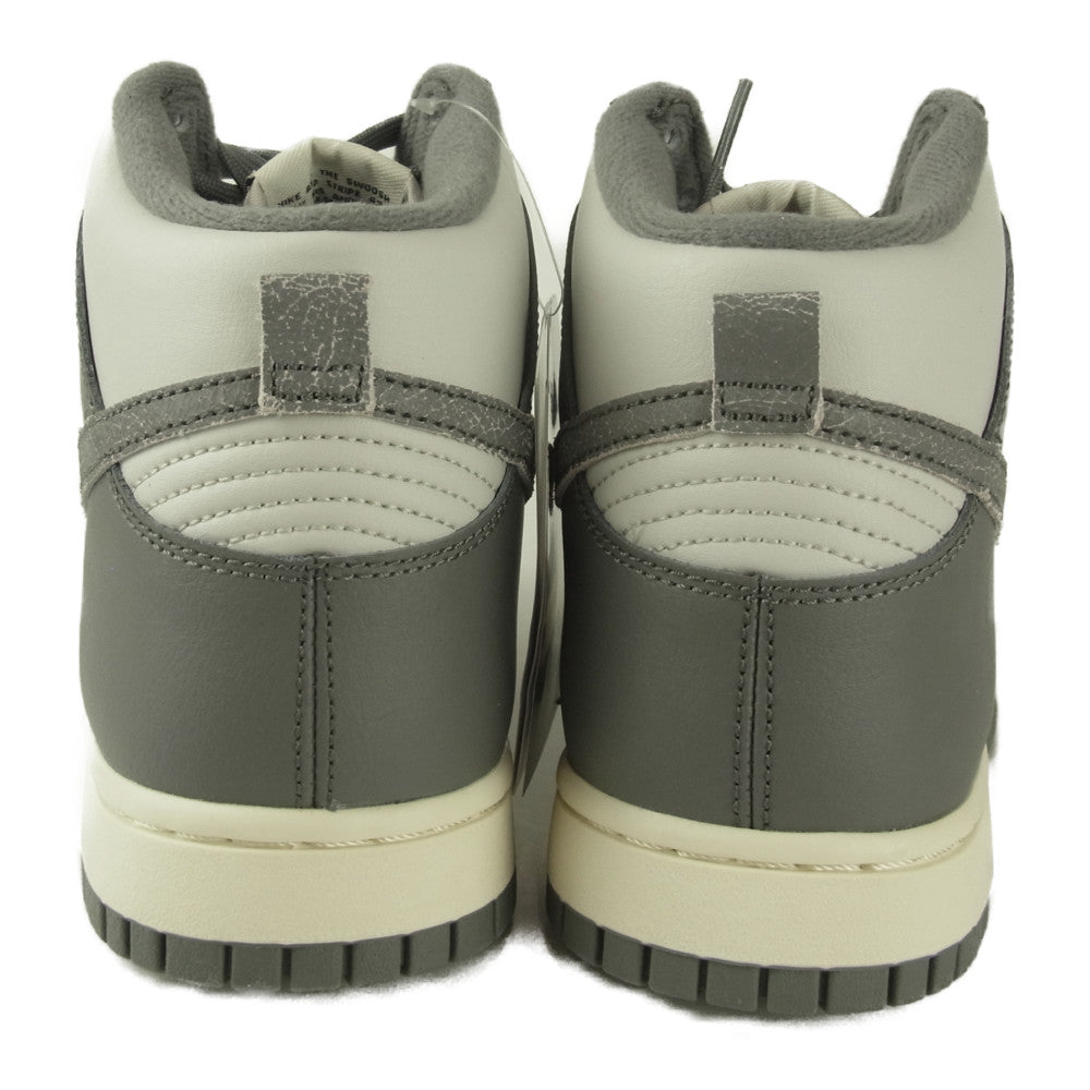 NIKE ナイキ DM0582-001 NIKE DUNK HI RETRO SE VNTG LIGHT BONE TUMBLED GREY ダンク ハイ レトロ SE グレー系 27.5㎝【新古品】【未使用】【中古】