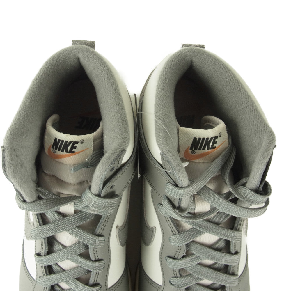 NIKE ナイキ DM0582-001 NIKE DUNK HI RETRO SE VNTG LIGHT BONE TUMBLED GREY ダンク ハイ レトロ SE グレー系 27.5㎝【新古品】【未使用】【中古】