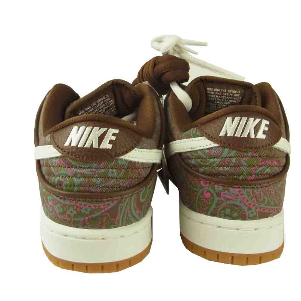 NIKE ナイキ DH7534-200 SB Dunk Low PRM Paisley ダンク ロー ペイズリー ブラウン系 27.5㎝【新古品】【未使用】【中古】