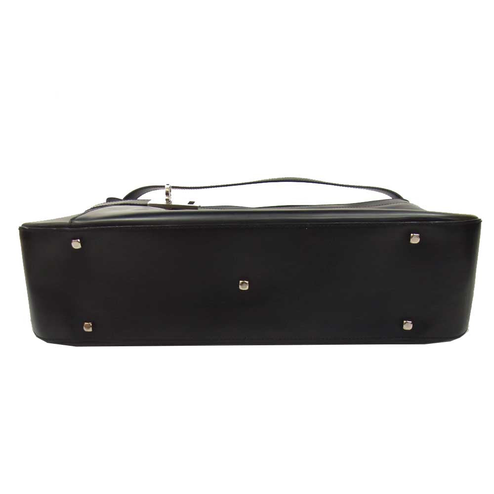 Salvatore Ferragamo サルヴァトーレフェラガモ AB-21 0707 ガンチーニ レザー トート ハンド バッグ ブラック系【中古】