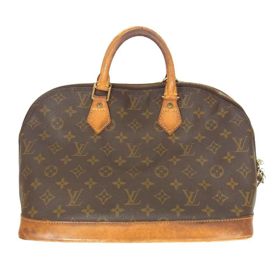 LOUIS VUITTON ルイ・ヴィトン M51130 モノグラム アルマ PM ボストン ハンドバッグ ブラウン系【中古】