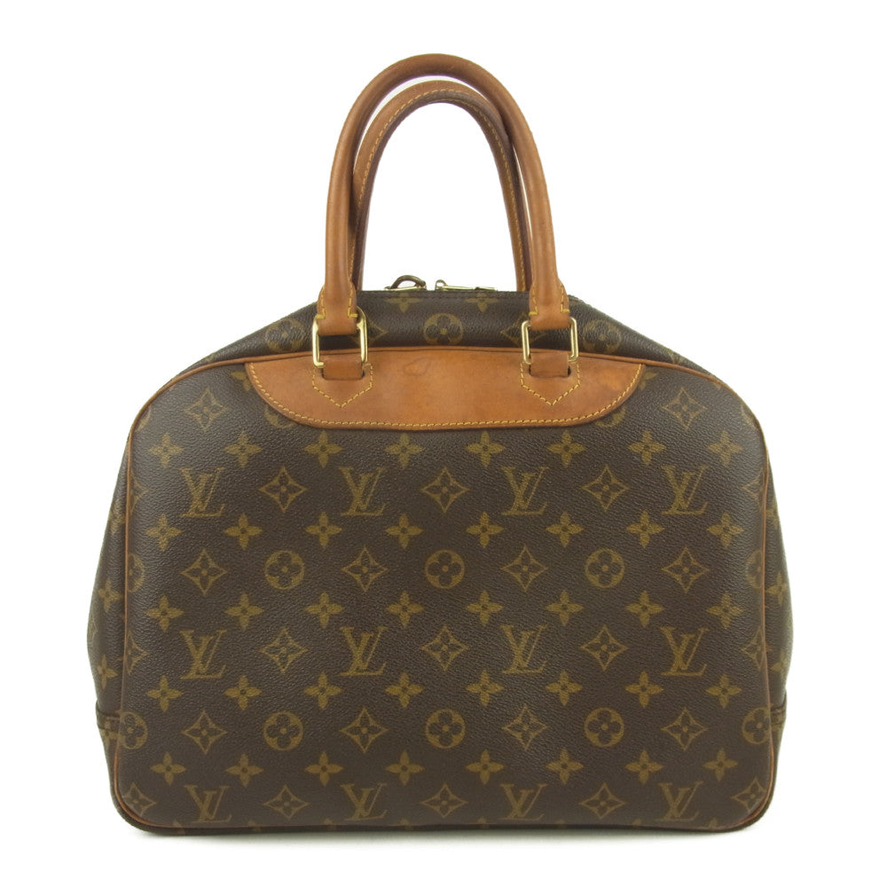 LOUIS VUITTON ルイ・ヴィトン M47270 モノグラム ドーヴィル ボストン ハンド バッグ ブラウン系【中古】