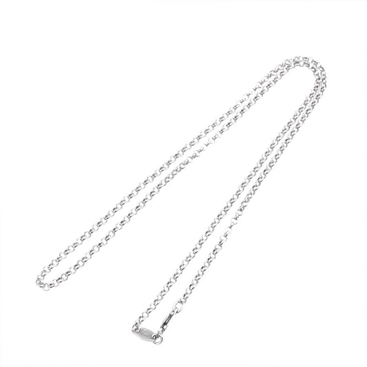 CHROME HEARTS クロムハーツ（原本無） ROLL CHAIN 18inch ロールチェーン 18インチ ネックレス シルバー系【中古】