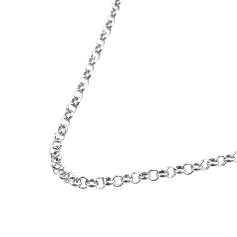 CHROME HEARTS クロムハーツ（原本無） ROLL CHAIN 18inch ロールチェーン 18インチ ネックレス シルバー系【中古】