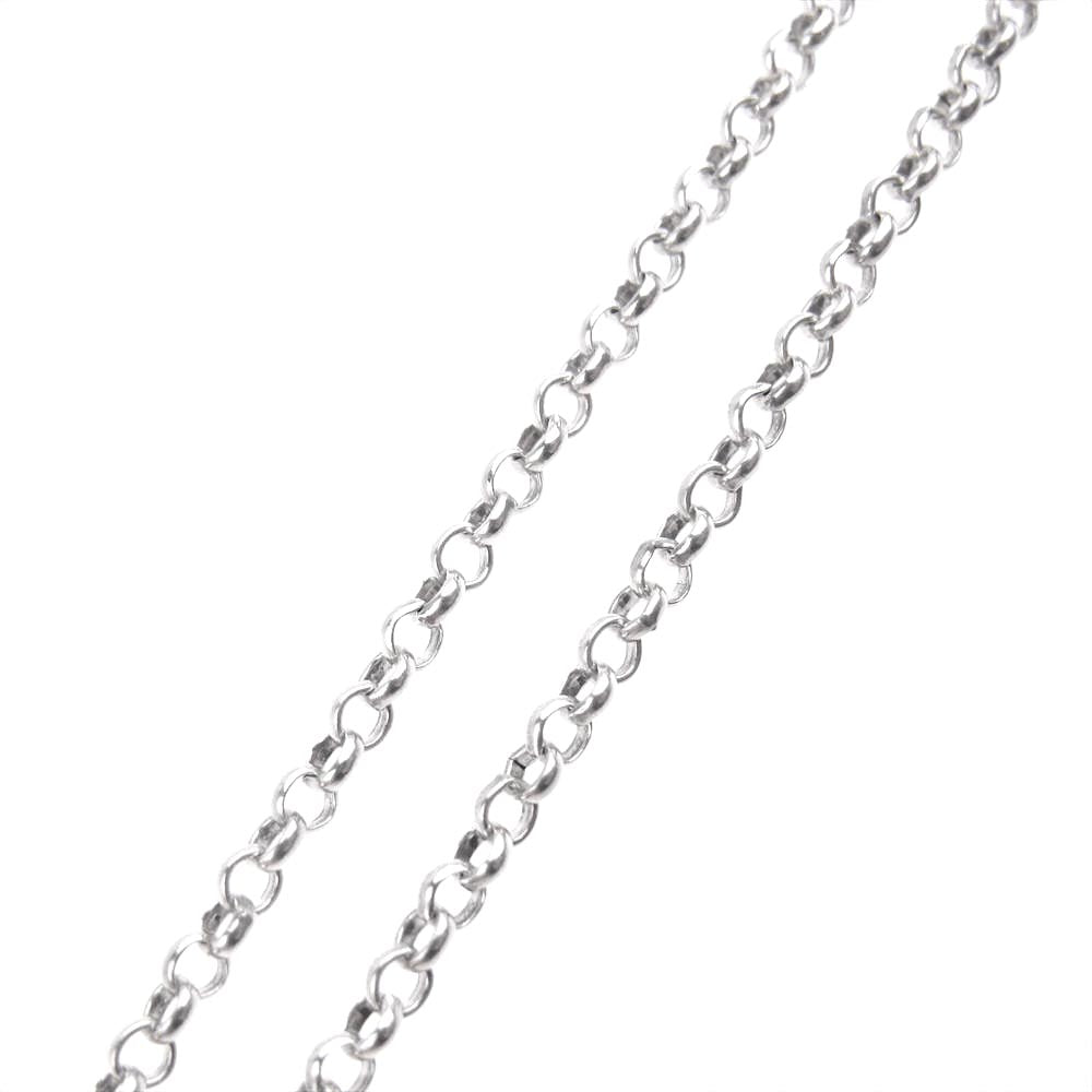 CHROME HEARTS クロムハーツ（原本無） ROLL CHAIN 18inch ロールチェーン 18インチ ネックレス シルバー系【中古】