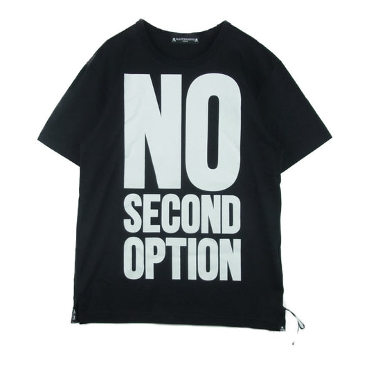 mastermind JAPAN マスターマインドジャパン MW20S04-TS070 NO SECOND OPTION TEE ノー セカンド オプション 半袖 Tシャツ ブラック系 S【極上美品】【中古】
