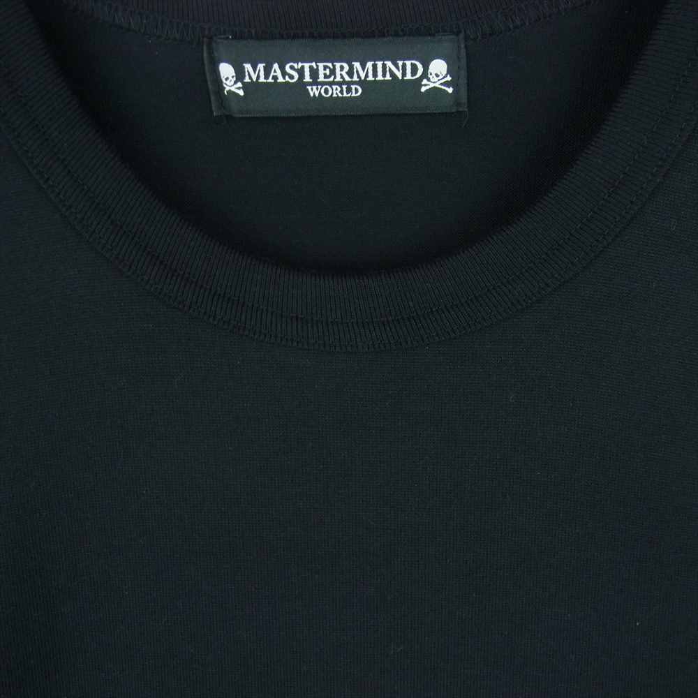 mastermind JAPAN マスターマインドジャパン MW19S03-TS071 COLOUR BLOCK LOGO TEE カラー ブロック ロゴ 半袖 Tシャツ ブラック系 ピンク系 S【極上美品】【中古】