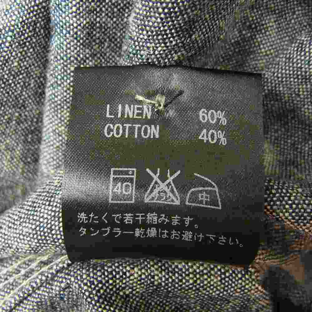 LOST CONTROL ロストコントロール L11S1-2015 ワーク 長袖 シャツ インディゴブルー系 2【中古】