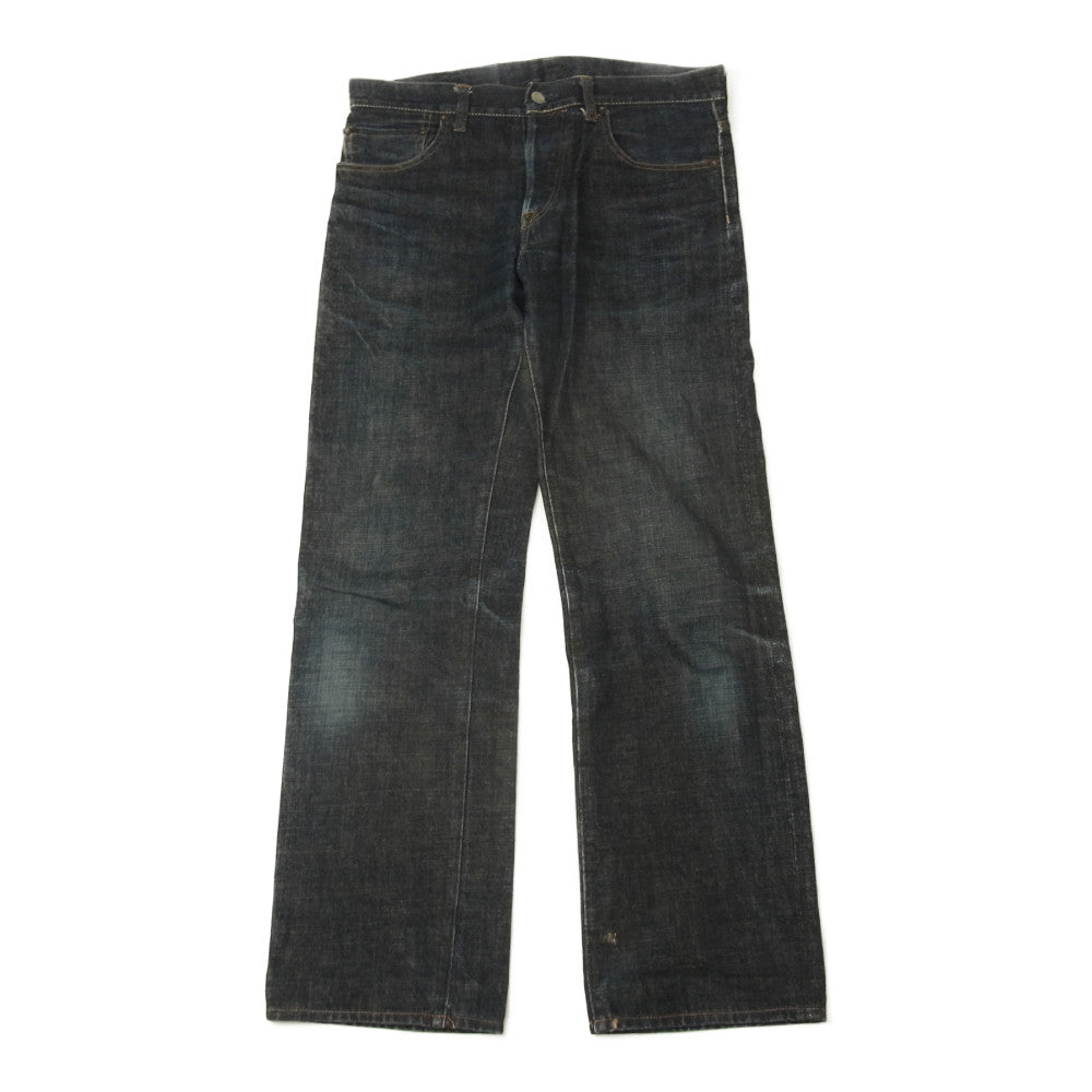 LOST CONTROL ロストコントロール DP-40 LOW STRAIGHT 5P DENIM PANTS ロー ストレート 5ポケットデニム パンツ インディゴブルー系【中古】