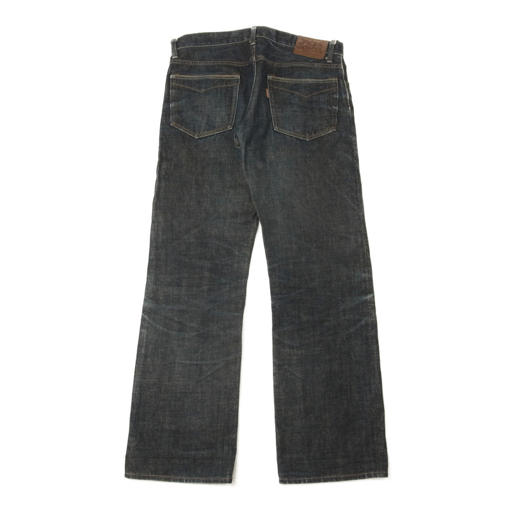 LOST CONTROL ロストコントロール DP-40 LOW STRAIGHT 5P DENIM PANTS ロー ストレート 5ポケットデニム パンツ インディゴブルー系【中古】