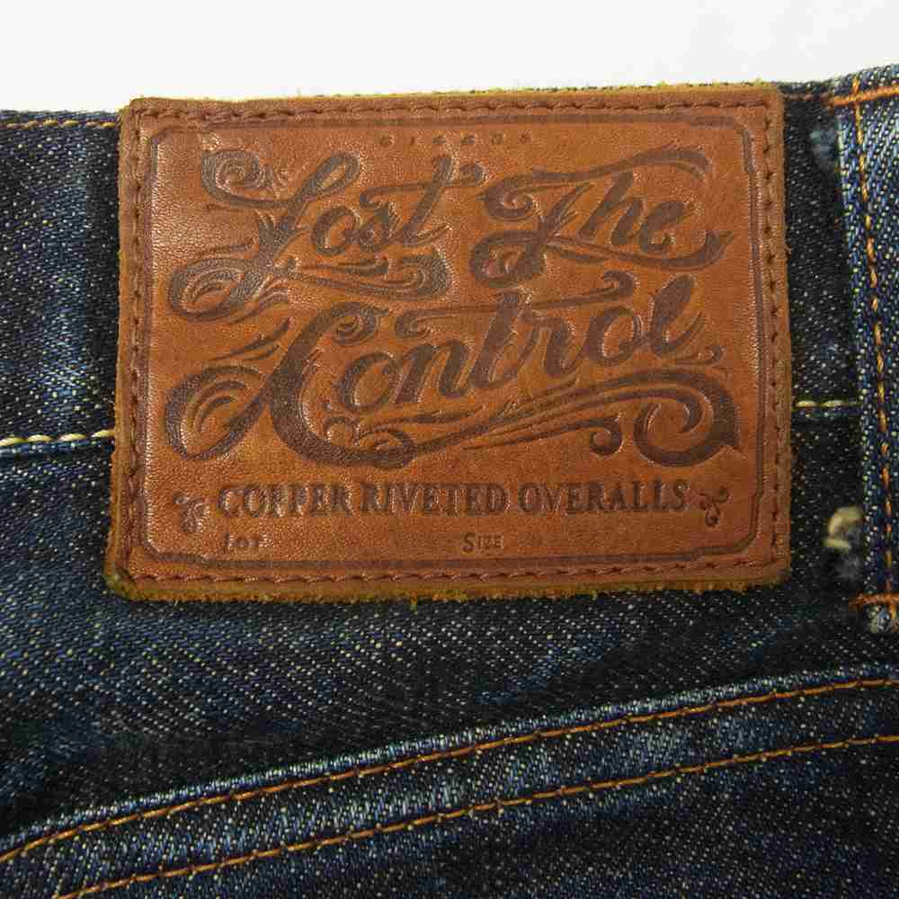 LOST CONTROL ロストコントロール DP-40 LOW STRAIGHT 5P DENIM PANTS ロー ストレート 5ポケットデニム パンツ インディゴブルー系【中古】