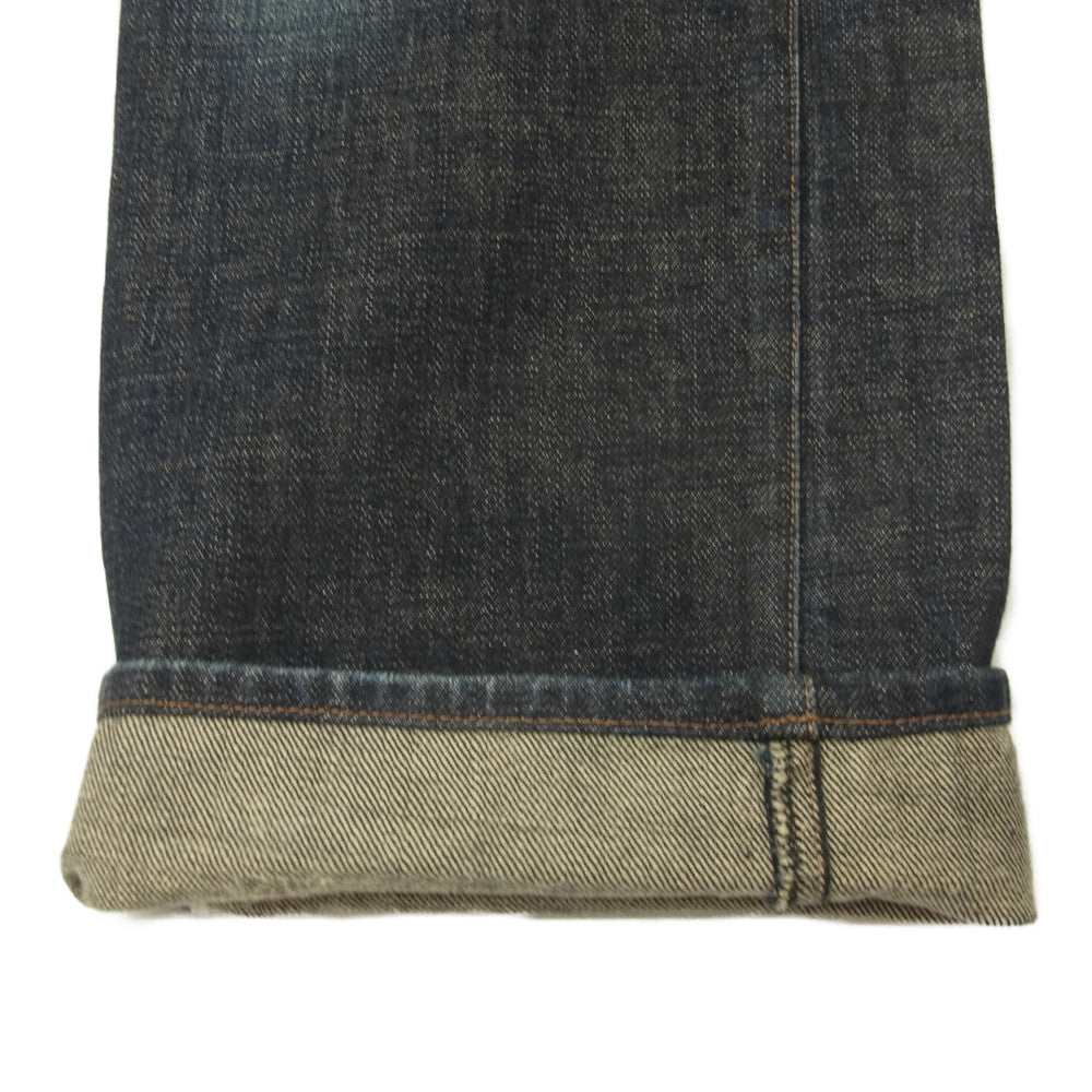 LOST CONTROL ロストコントロール DP-40 LOW STRAIGHT 5P DENIM PANTS ロー ストレート 5ポケットデニム パンツ インディゴブルー系【中古】