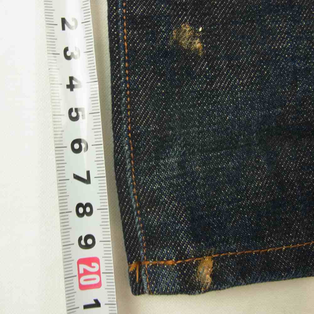 LOST CONTROL ロストコントロール DP-40 LOW STRAIGHT 5P DENIM PANTS ロー ストレート 5ポケットデニム パンツ インディゴブルー系【中古】