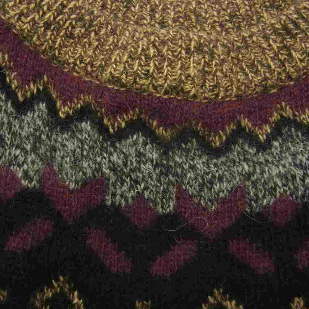 LOST CONTROL ロストコントロール L13A3-7149 NORDIC KNIT ノルディック ニット セーター ブラウン系 2【中古】