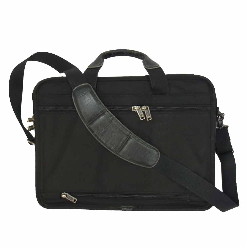 TUMI トゥミ 26130D4 Alpha アルファエッセンシャル 2WAY ショルダー ブリーフケース ビジネスバッグ ブラック系【中古】