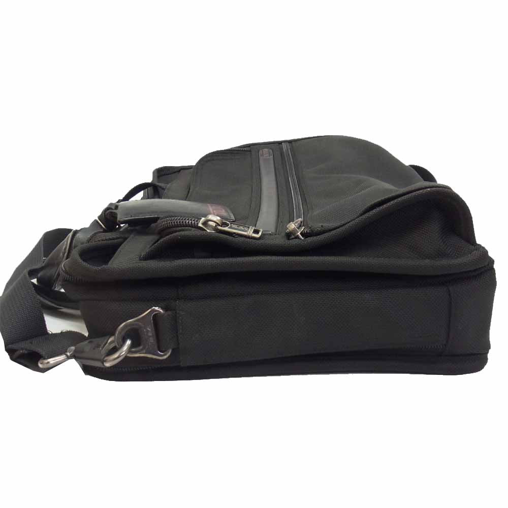 TUMI トゥミ 26130D4 Alpha アルファエッセンシャル 2WAY ショルダー ブリーフケース ビジネスバッグ ブラック系【中古】