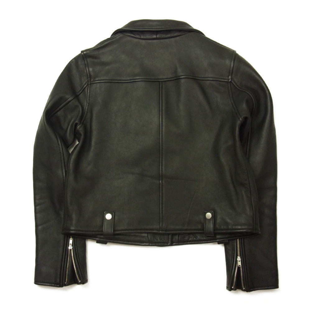 MACKINTOSH PHILOSOPHY マッキントッシュフィロソフィー H7E11-612-09 シープレザー ダブルライダースジャケット ブラック系 34【中古】