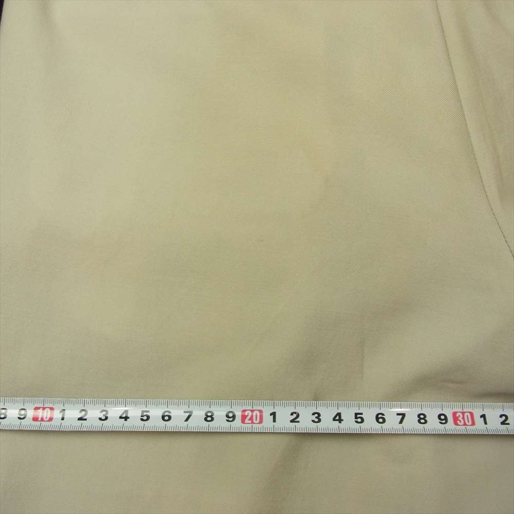 LAD MUSICIAN ラッドミュージシャン 2116-552 FRONT TUCK CROPPED PANTS クロップド ワイド ラップ パンツ グレー系 42【中古】