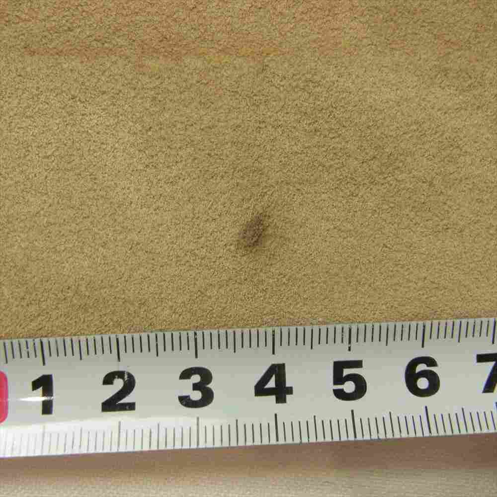 エトセンス  ARTIFICIAL LEATHER WIDE PANTS フェイクスエード ワイドパンツ ベージュ系【中古】