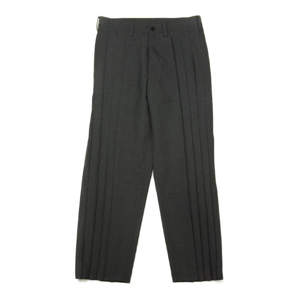 ISSEY MIYAKE イッセイミヤケ MEN ME53FF0231 プリーツ加工 タックプリーツ テーパードパンツ グレー系 1【美品】【中古】