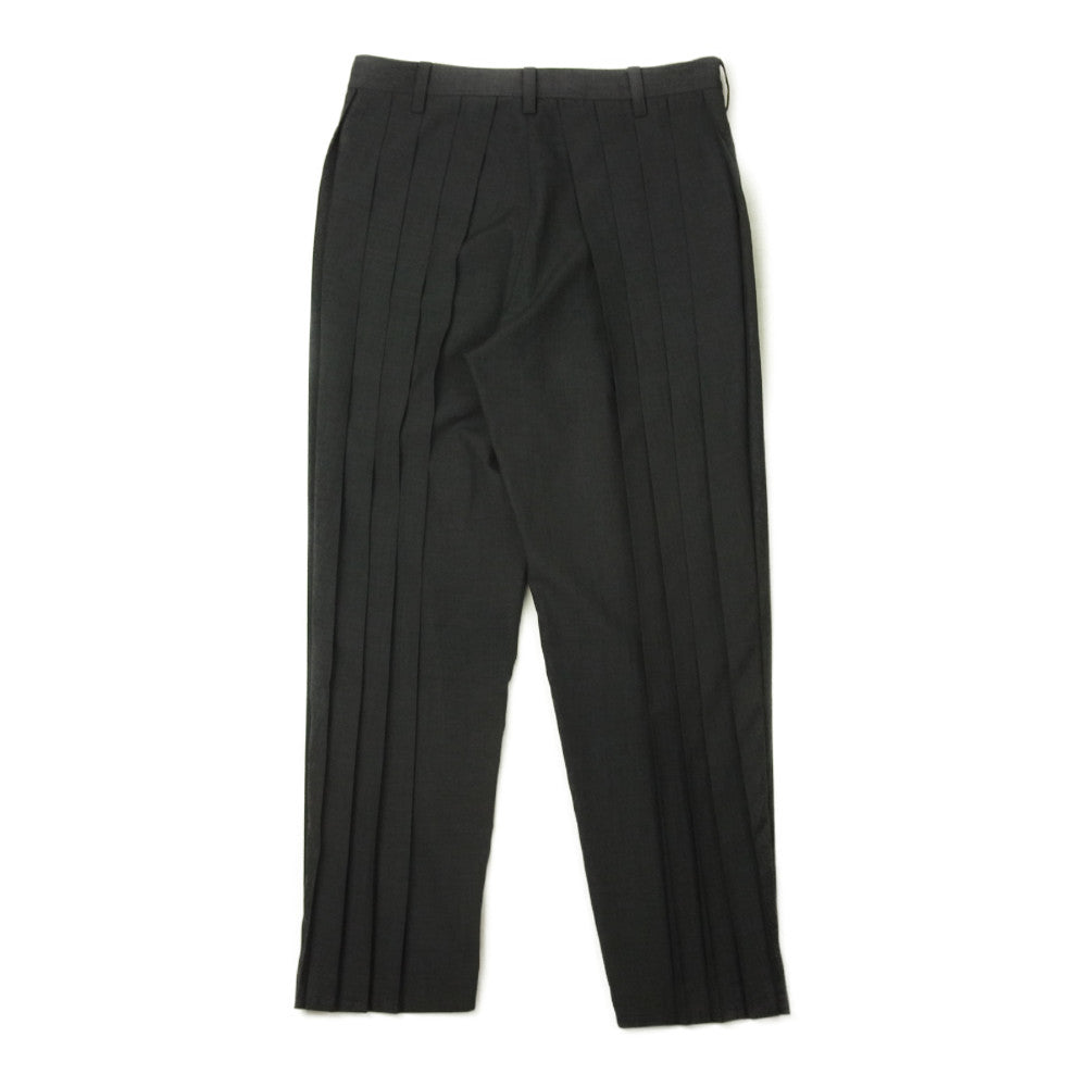ISSEY MIYAKE イッセイミヤケ MEN ME53FF0231 プリーツ加工 タックプリーツ テーパードパンツ グレー系 1【美品】【中古】