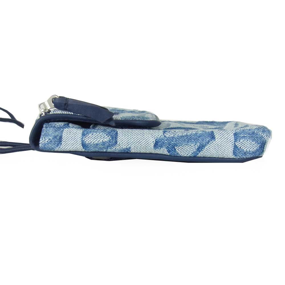 Supreme シュプリーム 22SS Fat Tip Jacquard Denim Neck Pouch ファット ティップ ジャカード デニム ネック ポーチ インディゴブルー系【新古品】【未使用】【中古】