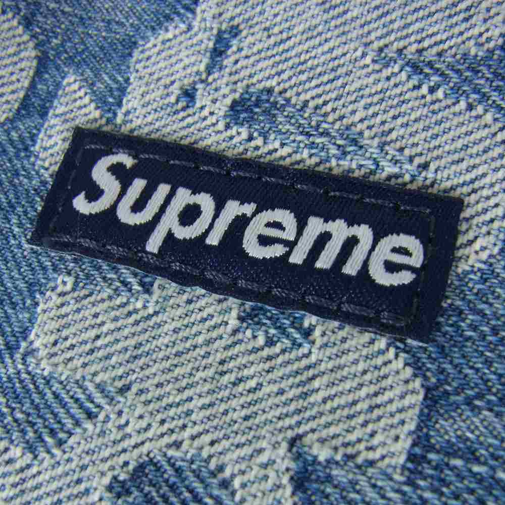 Supreme シュプリーム 22SS Fat Tip Jacquard Denim Neck Pouch ファット ティップ ジャカード デニム ネック ポーチ インディゴブルー系【新古品】【未使用】【中古】