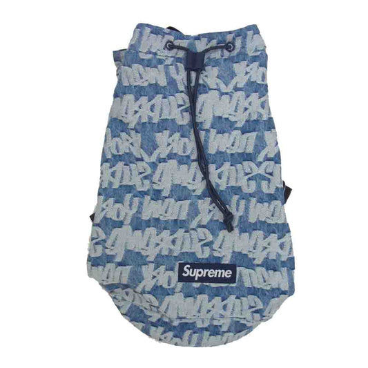 Supreme シュプリーム 22SS Fat Tip jacquar Denim Backpack ファット ティップ ジャカード デニム バックパック リュック インディゴブルー系【新古品】【未使用】【中古】