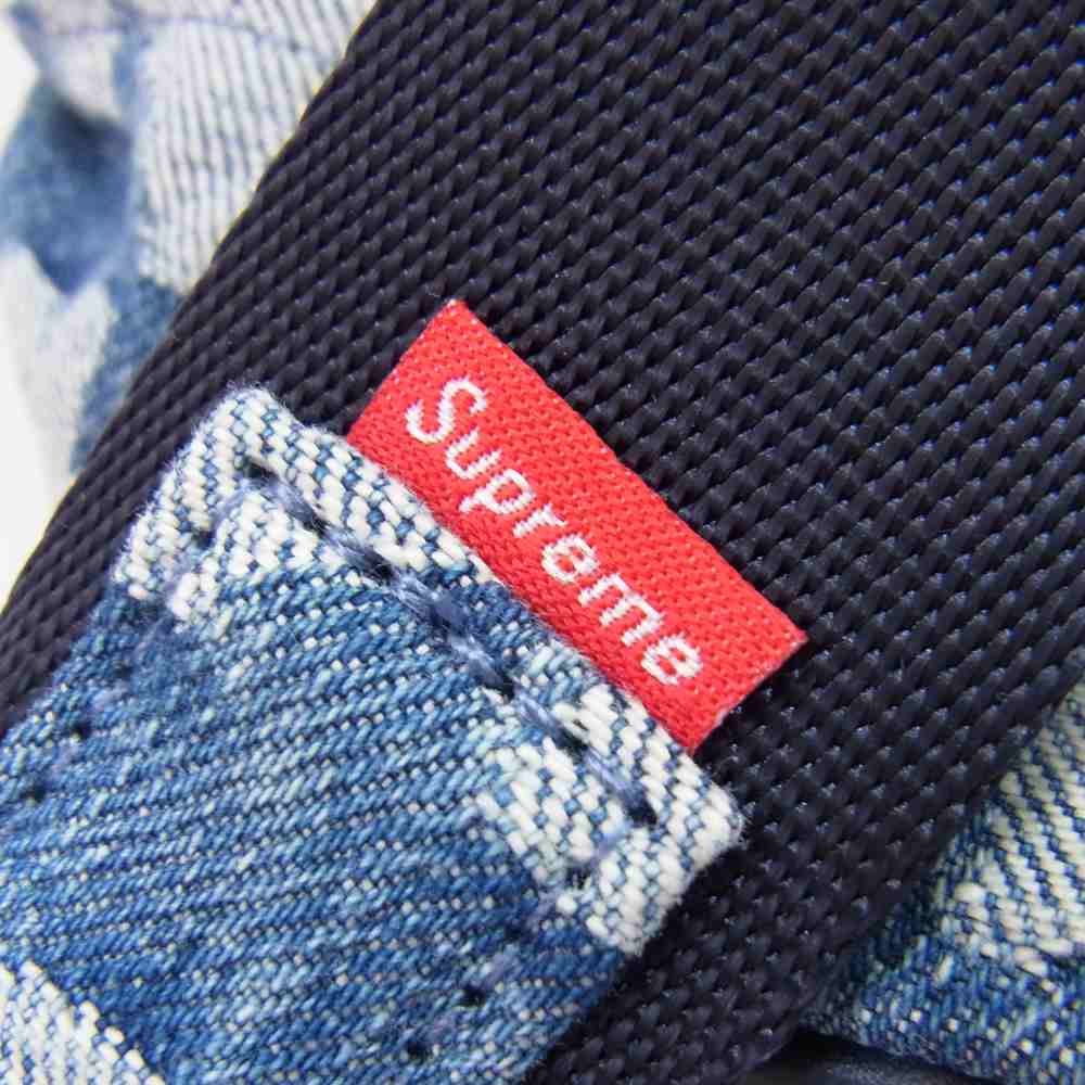 Supreme シュプリーム 22SS Fat Tip jacquar Denim Backpack ファット ティップ ジャカード デニム バックパック リュック インディゴブルー系【新古品】【未使用】【中古】
