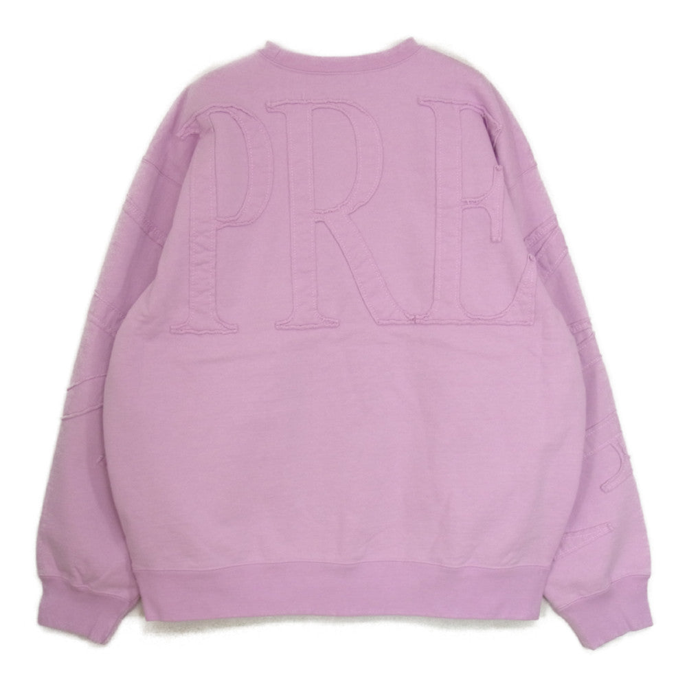 Supreme シュプリーム 22SS Tonal Applique Crewneck アップリケ スウェット トレーナー ピンク系 L【新古品】【未使用】【中古】