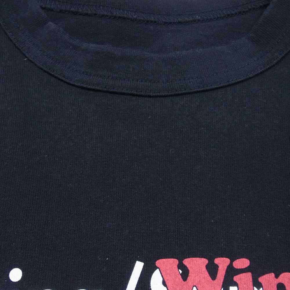 Sacai サカイ 19SS 19-04290 SPRING WINTER CUT SEWN サイドジップ ロゴプリント 半袖 ブラック系 M 2【中古】