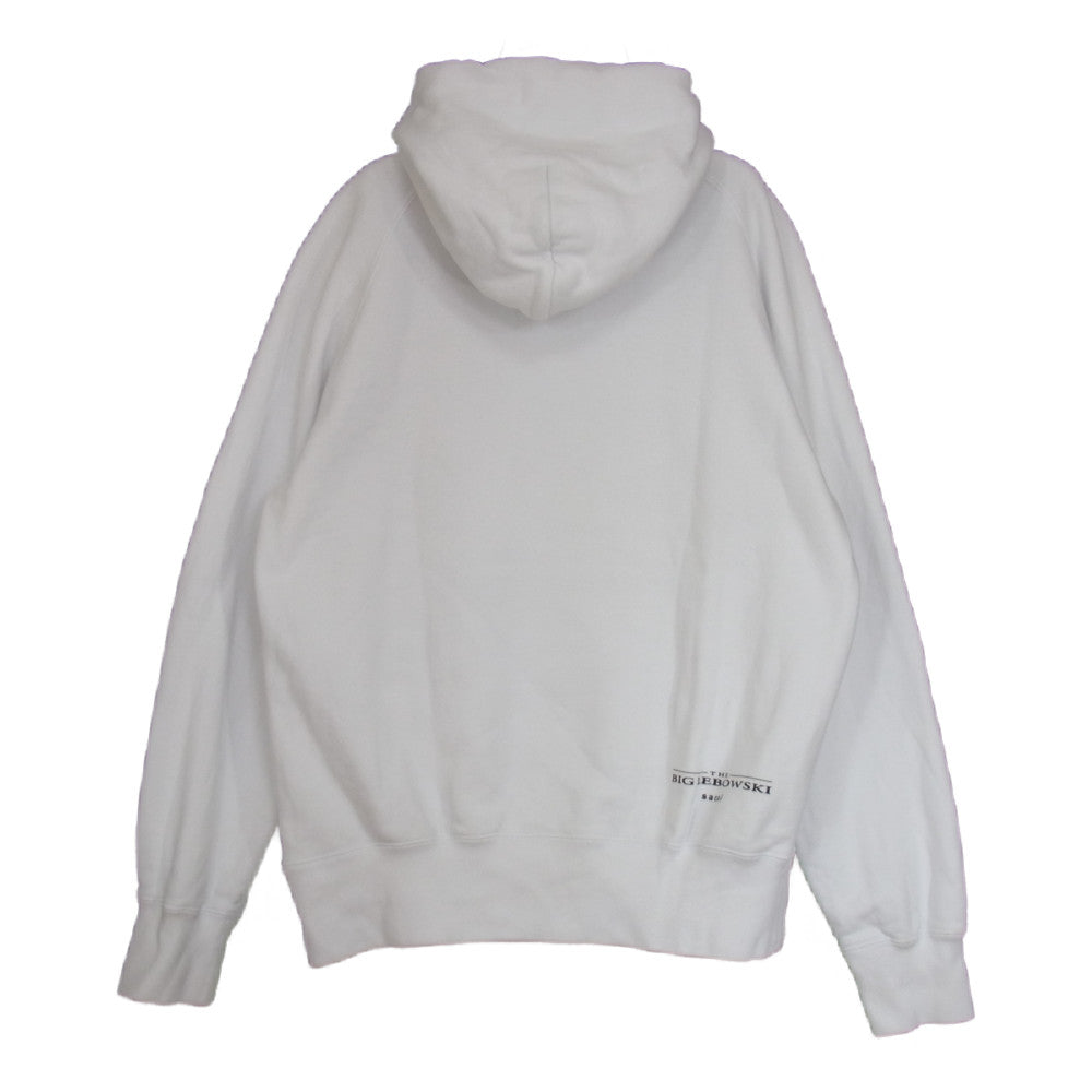Sacai サカイ × THE BIG LEBOWSKI 20SS 20-00538 PRINT HOODIE ビッグリボウスキ プリント フーディ パーカー ホワイト系 1【中古】