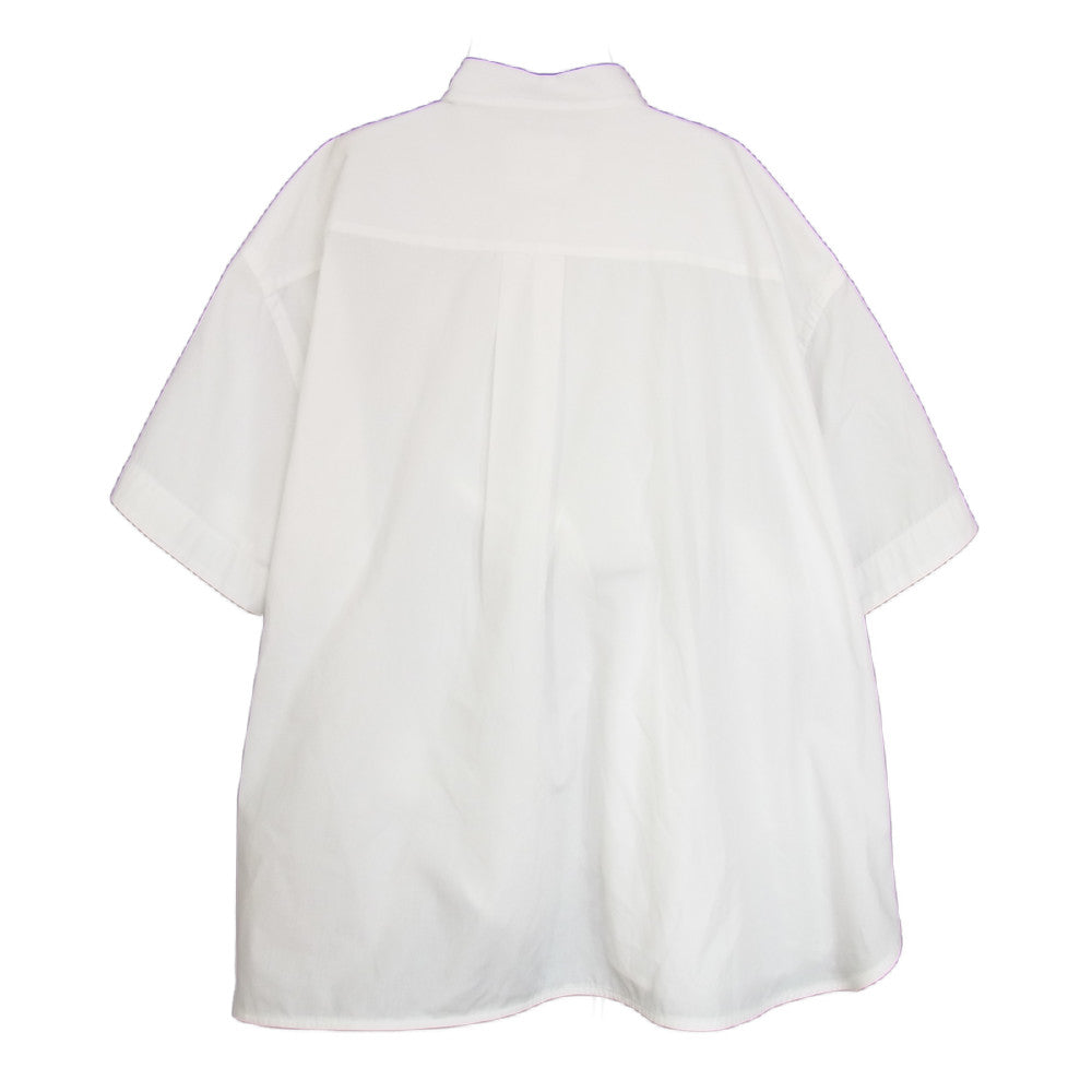 Sacai サカイ 20-05031 ドローコード 半袖 プルオーバー ブラウス シャツ ホワイト系 2【中古】