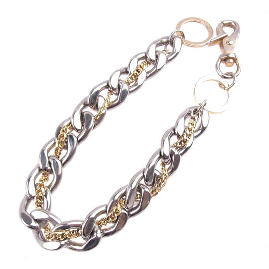 Sacai サカイ 20SS double chain ダブル チェーン ネックレス シルバー系 ゴールド系【中古】