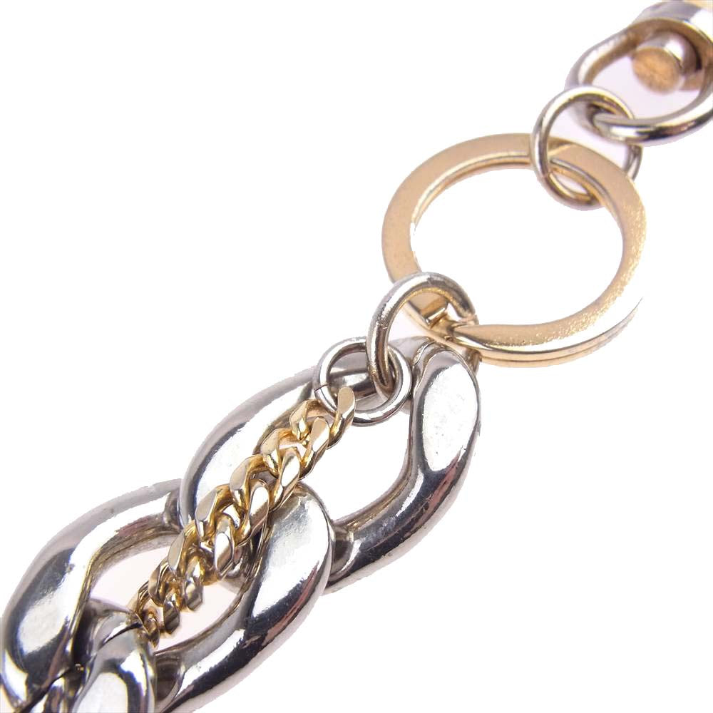 Sacai サカイ 20SS double chain ダブル チェーン ネックレス シルバー系 ゴールド系【中古】