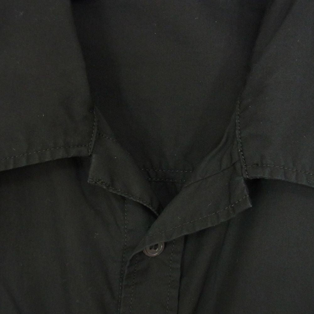 Yohji Yamamoto ヨウジヤマモト  +NOIR プリュスノアール 19SS HN-C07-001 バックプリント ロングシャツ ブラウス ブラック系 1【中古】