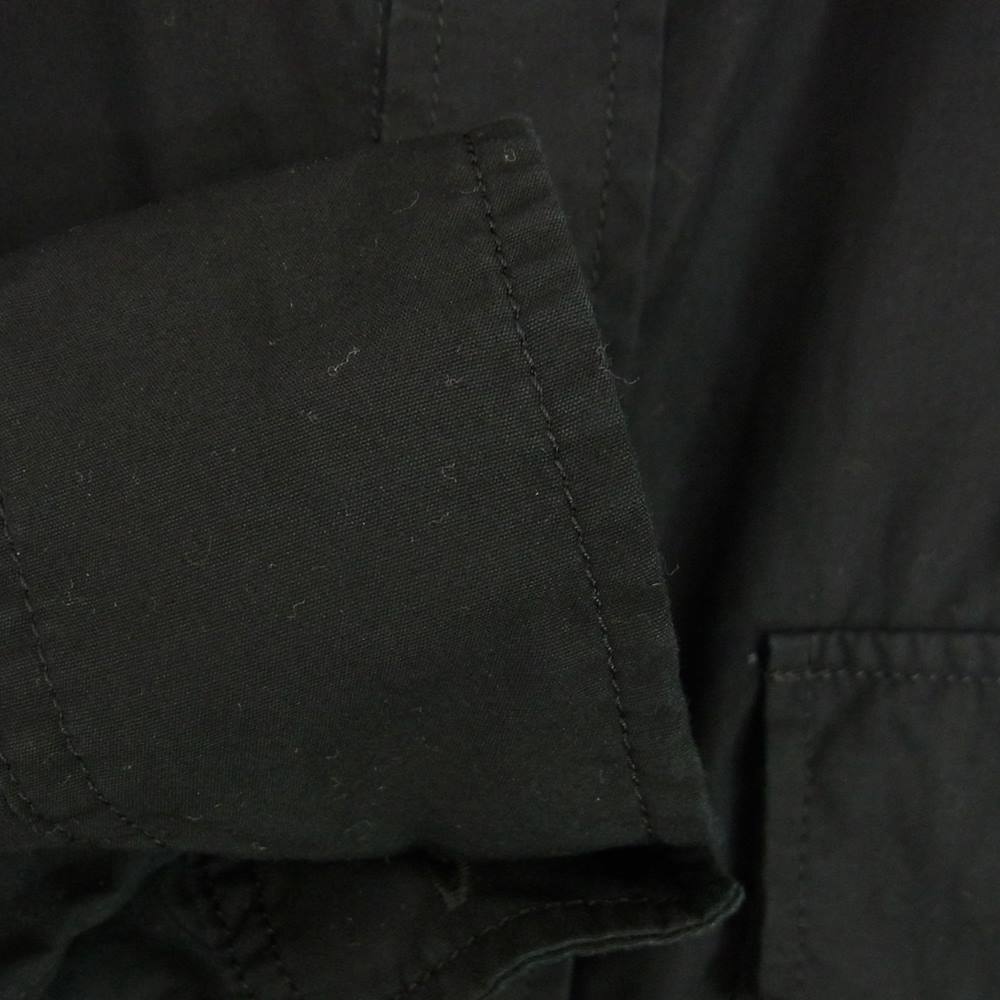 Yohji Yamamoto ヨウジヤマモト  +NOIR プリュスノアール 19SS HN-C07-001 バックプリント ロングシャツ ブラウス ブラック系 1【中古】