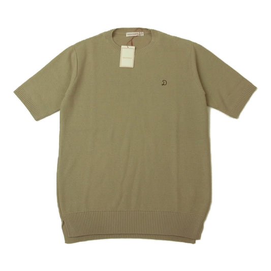 DRESSTERIOR ドレステリア 086-12008 ショートスリーブ 鹿の子 サマーニット 半袖 プルオーバー グレー系 S【新古品】【未使用】【中古】
