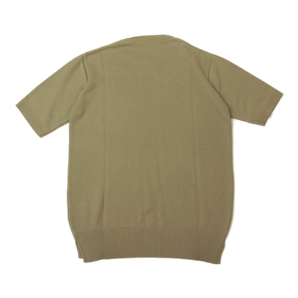 DRESSTERIOR ドレステリア 086-12008 ショートスリーブ 鹿の子 サマーニット 半袖 プルオーバー グレー系 S【新古品】【未使用】【中古】
