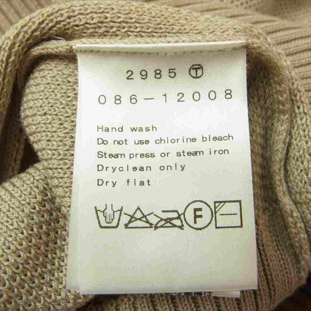 DRESSTERIOR ドレステリア 086-12008 ショートスリーブ 鹿の子 サマーニット 半袖 プルオーバー グレー系 S【新古品】【未使用】【中古】