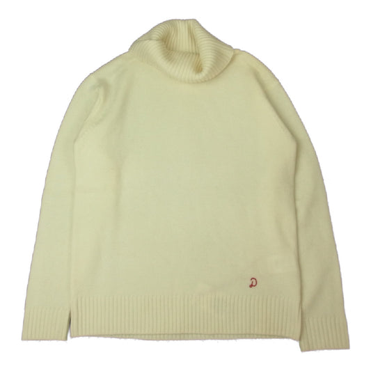 DRESSTERIOR ドレステリア 086-19008 ミドルゲージ オフ タートルネック ニット ホワイト系 S【新古品】【未使用】【中古】
