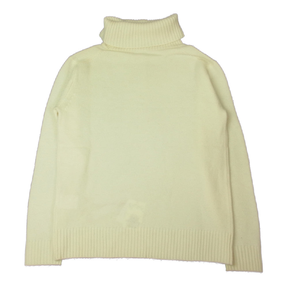 DRESSTERIOR ドレステリア 086-19008 ミドルゲージ オフ タートルネック ニット ホワイト系 S【新古品】【未使用】【中古】