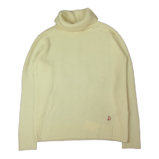 DRESSTERIOR ドレステリア 086-19008 ミドルゲージ オフ タートルネック ニット ホワイト系 S【新古品】【未使用】【中古】