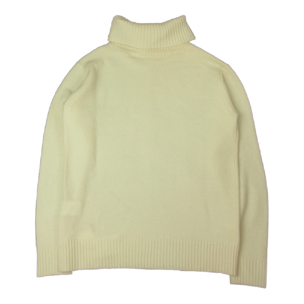 DRESSTERIOR ドレステリア 086-19008 ミドルゲージ オフ タートルネック ニット ホワイト系 S【新古品】【未使用】【中古】