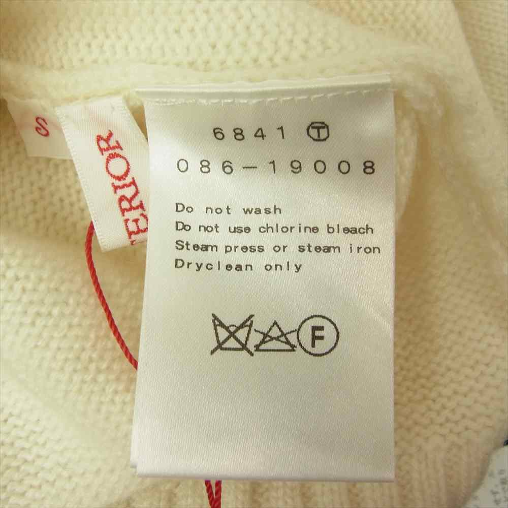 DRESSTERIOR ドレステリア 086-19008 ミドルゲージ オフ タートルネック ニット ホワイト系 S【新古品】【未使用】【中古】