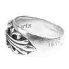 CHROME HEARTS クロムハーツ（原本無） フローラル クロス リング  シルバー系【中古】